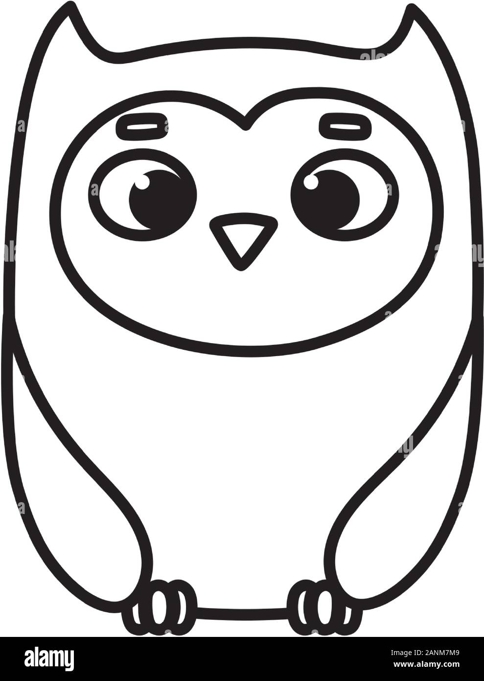 cute animal owl bird cartoon icon on white background vector illustration thick line Stock Vector Image & Art - Alamy cute animal owl bird cartoon icon on white background vector illustration thick line Stock Vector Image & Art - Alamy