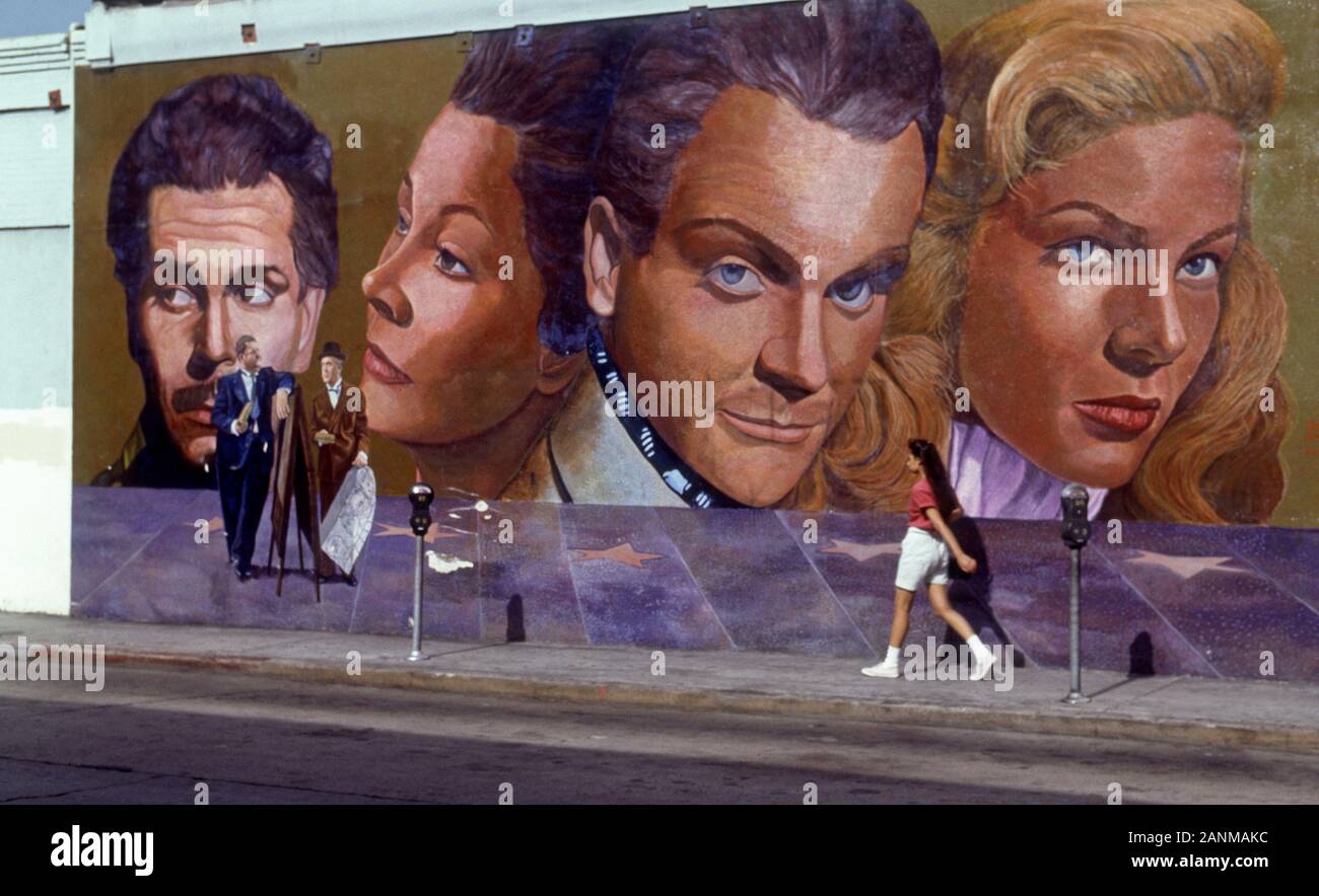 Mural titled "The Muralists" painted by Richard Wyatt depicts classic