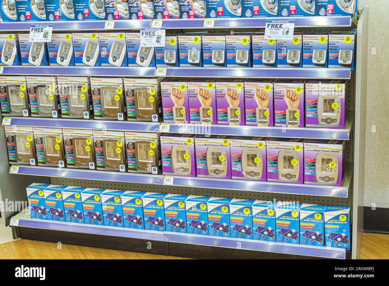 Miami Beach Florida,Walgreens,display case sale,FL100731078 Stock Photo