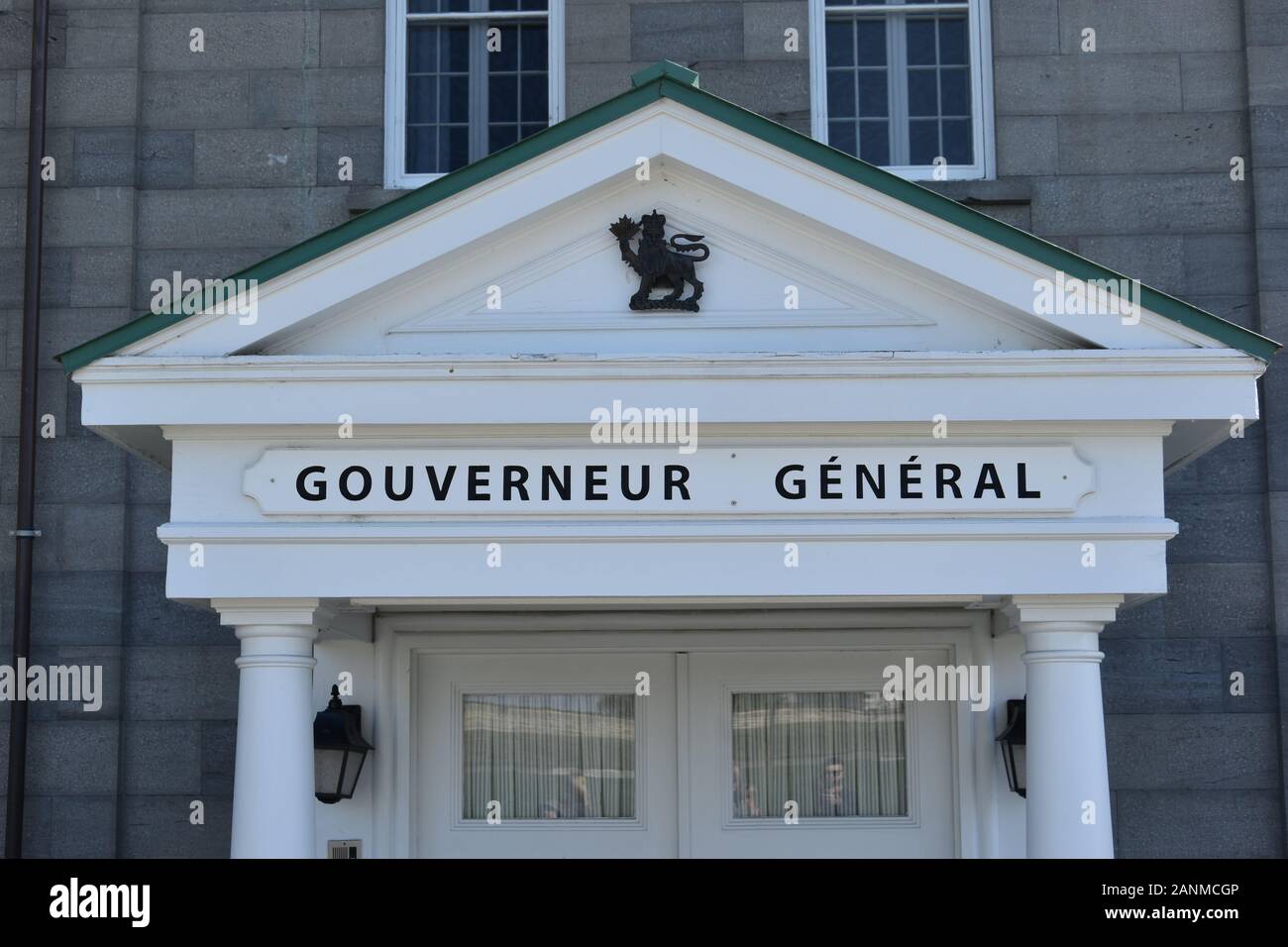 Residence of the Governor General of Canada at the Citadelle of Quebec