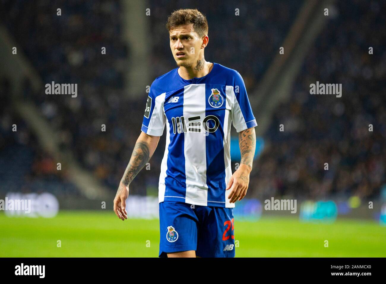 Porto, Portugal. 17th Jan, 2020. FC Porto's player Otávio seen in action  during the match for the portuguese first league between FC Porto and SC  Braga at Dragon Stadium in Porto. (Final