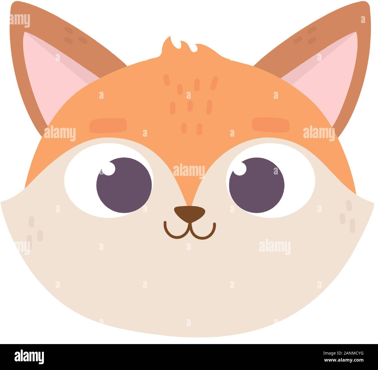 Cartoon Fox Face High Resolution Stock Photography And Images Alamy