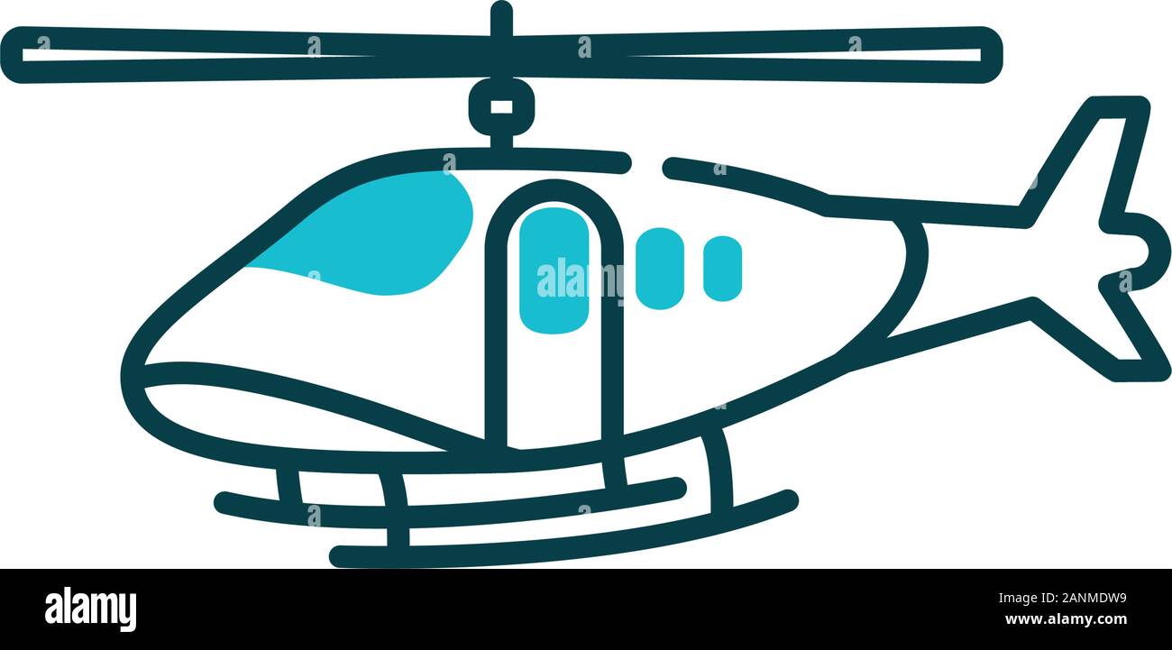 Turbine engine helicopter Stock Vector Images - Alamy
