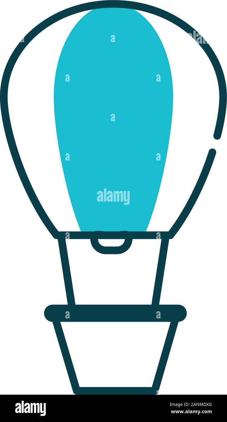 Isolated hot air balloon icon vector design Stock Vector Image & Art ...