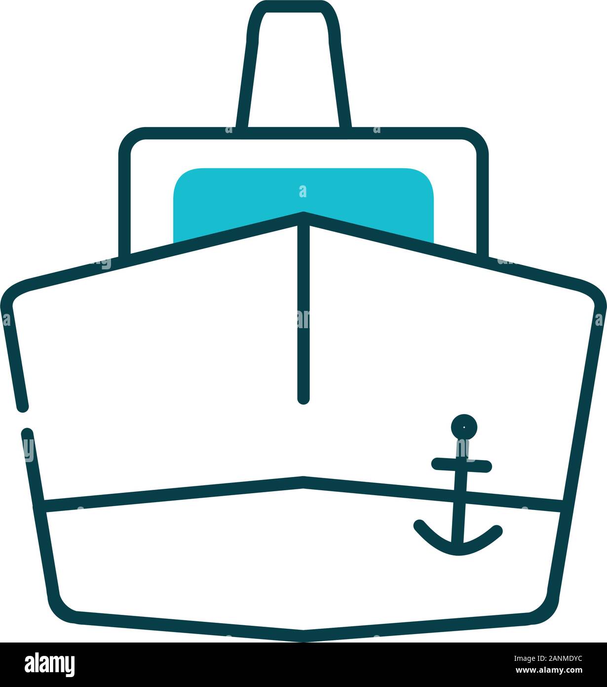 Isolated ship vehicle vector design Stock Vector Image & Art - Alamy