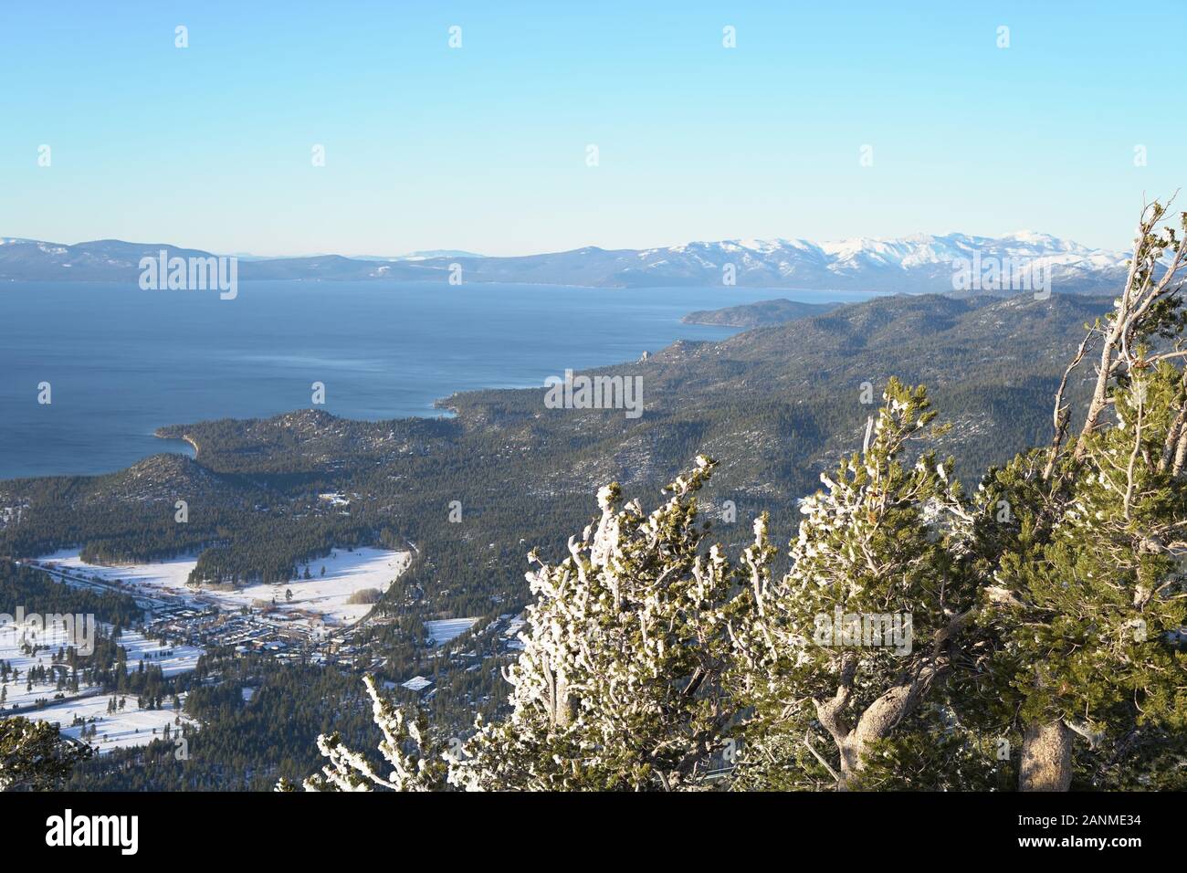 Heavenly Resort Landscape View Stock Photo