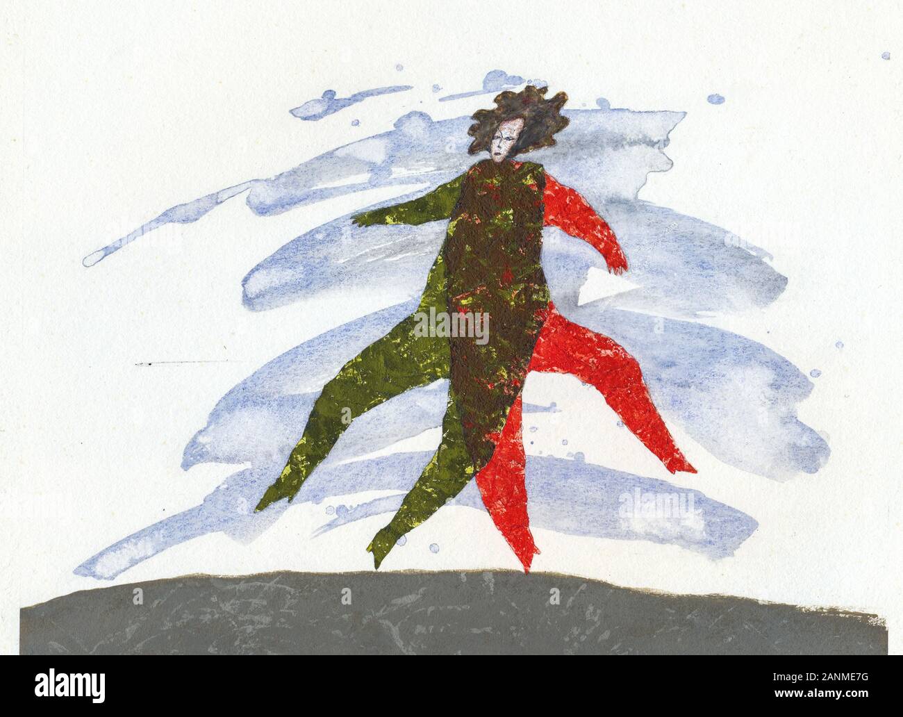 Split Personality Shadow Split personality drawing hi-res stock photography and images - Alamy