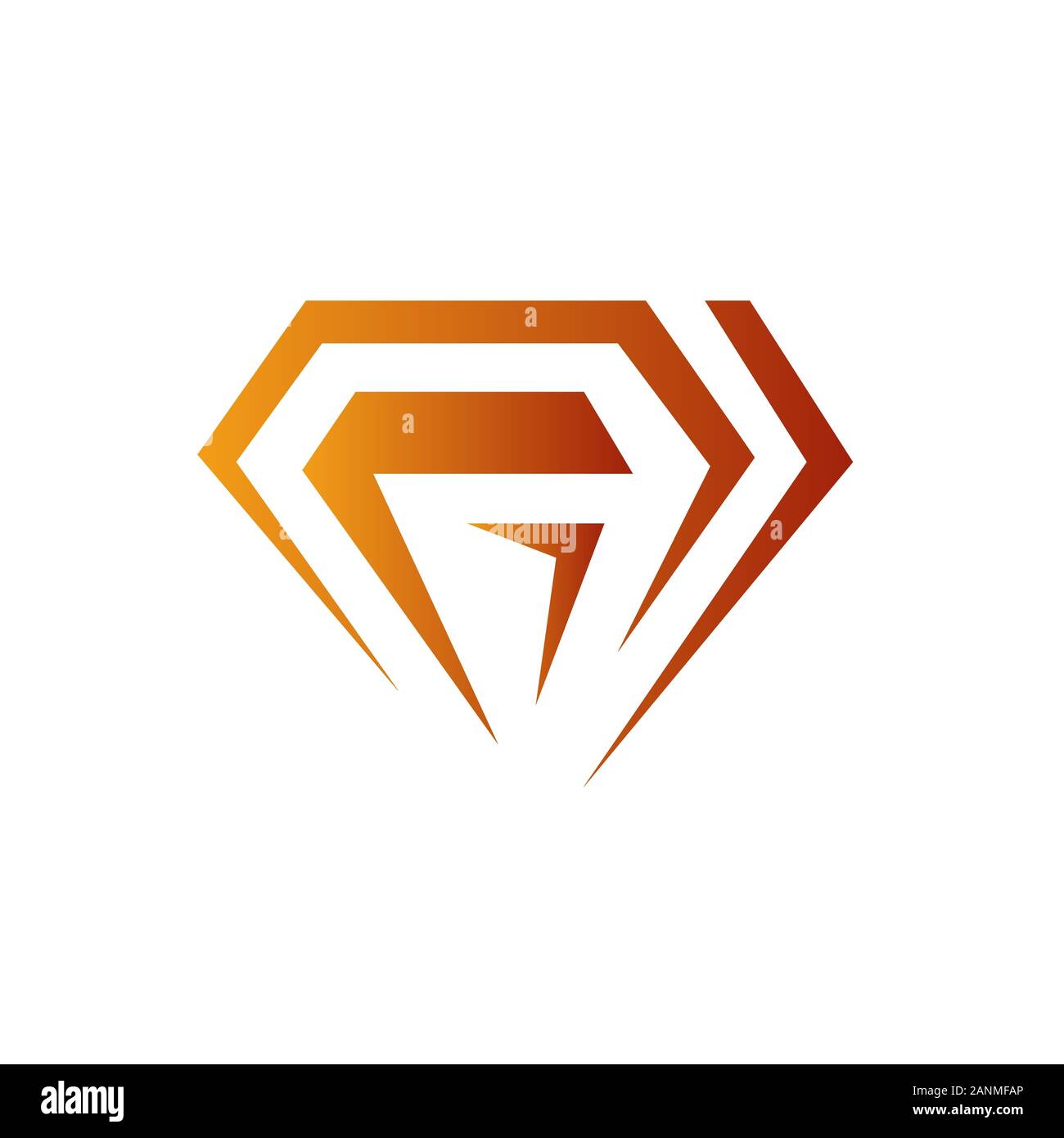 custom shiny jewelryof gemstone diamond logo design vector illustrations Stock Vector
