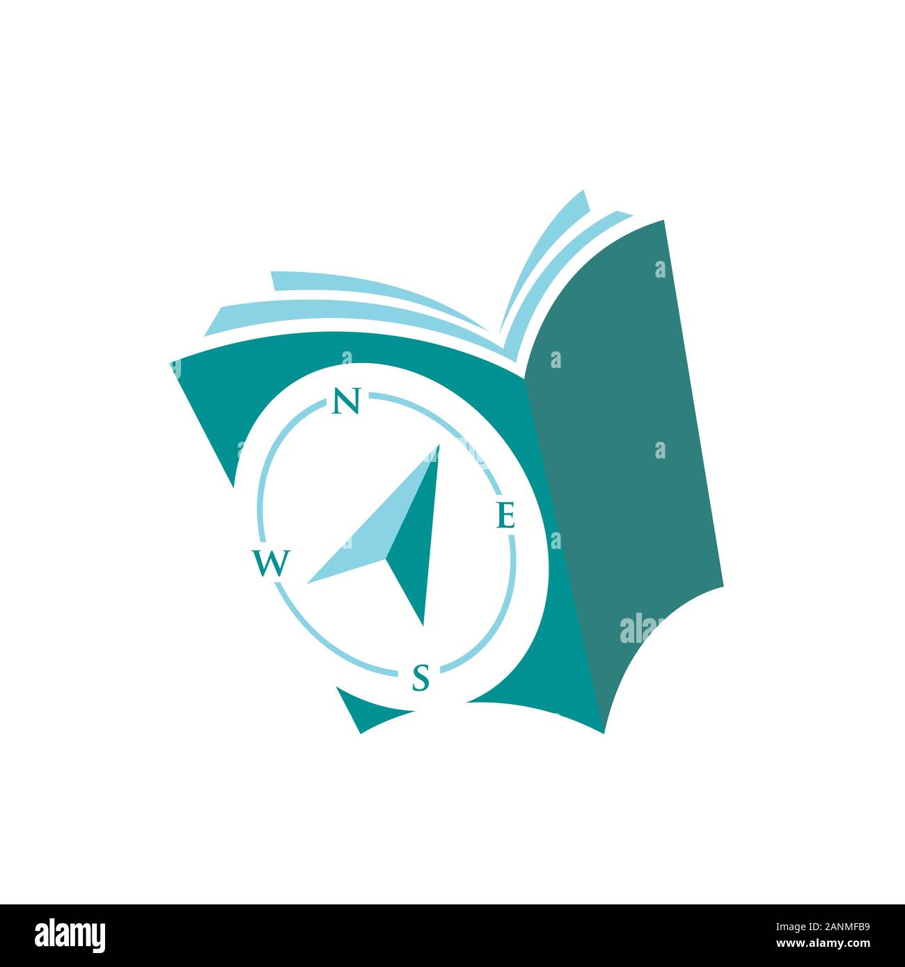custom creative user manual guide book logo design vector concept icon