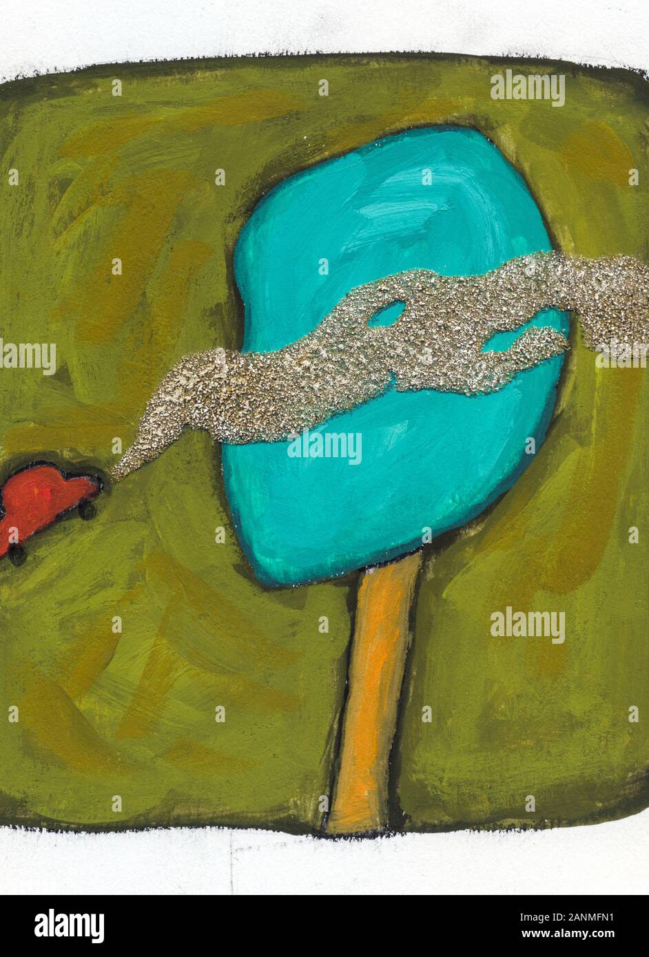 Autoabgas Car exhaust gas Stock Photo Alamy