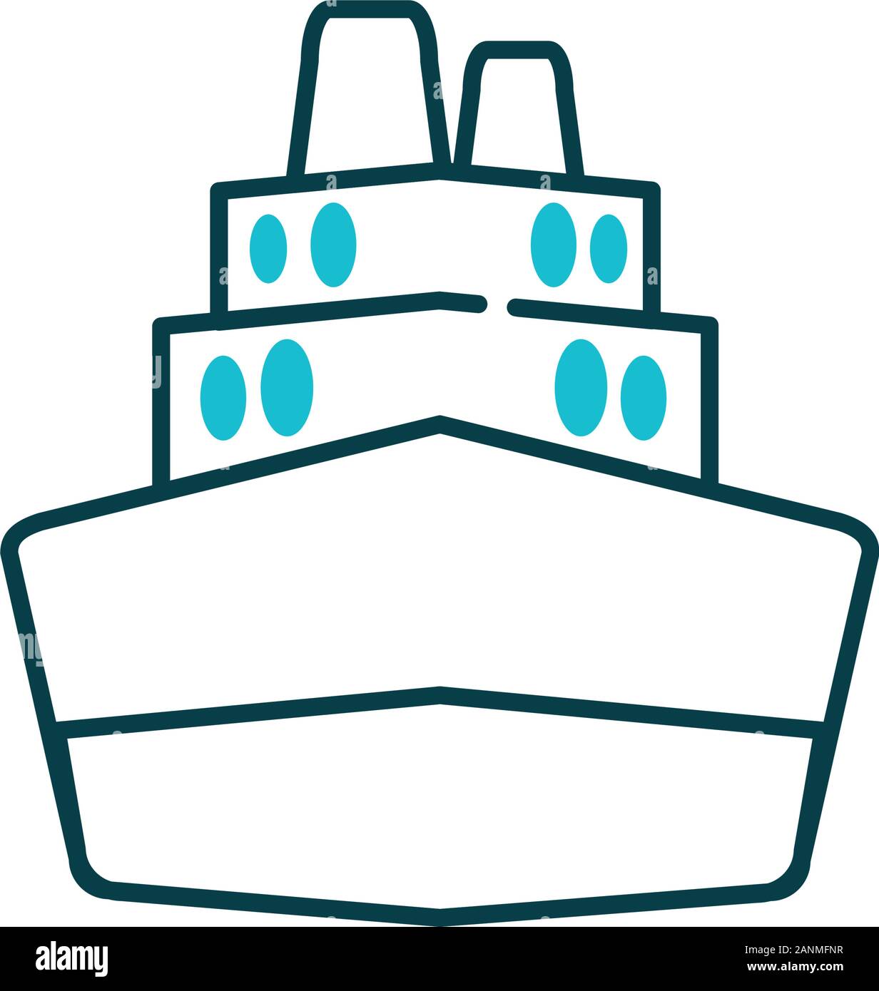 Isolated ship vehicle vector design Stock Vector Image & Art - Alamy