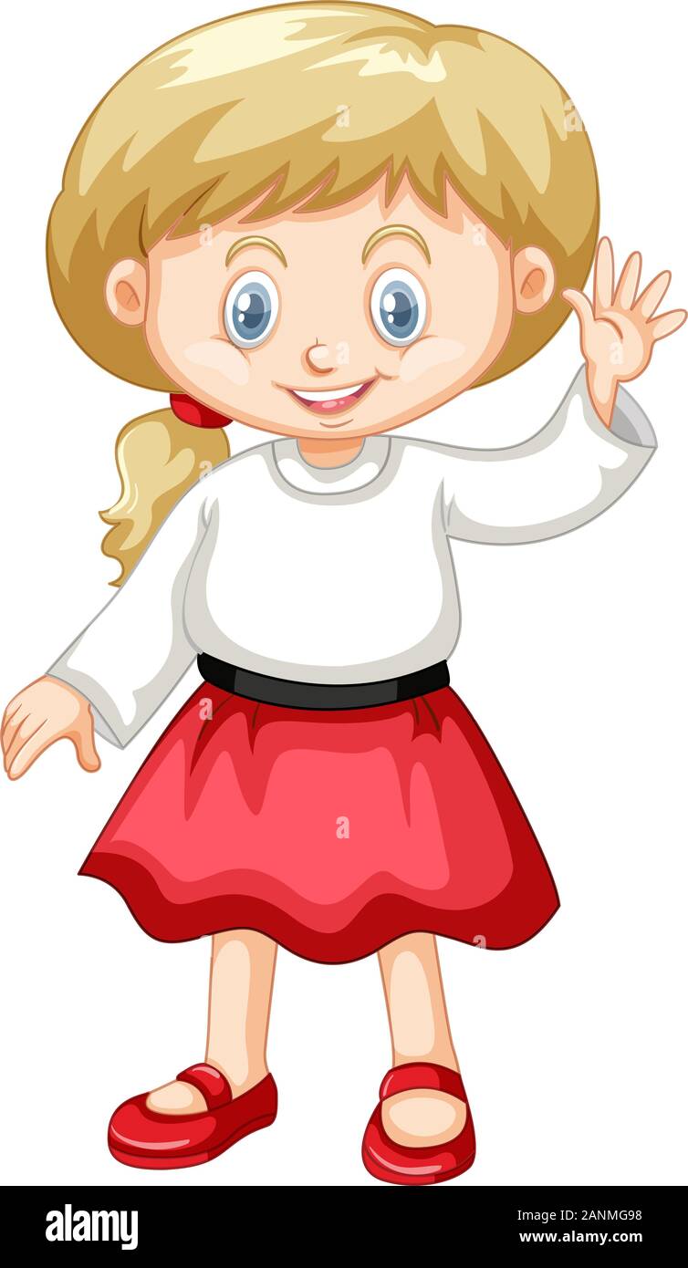 She is wearing a long. Девочка в красной юбке рисунок. She is wearing a skirt рисунок. Girl skirt вектор. She is wearing a Blouse рисунок.