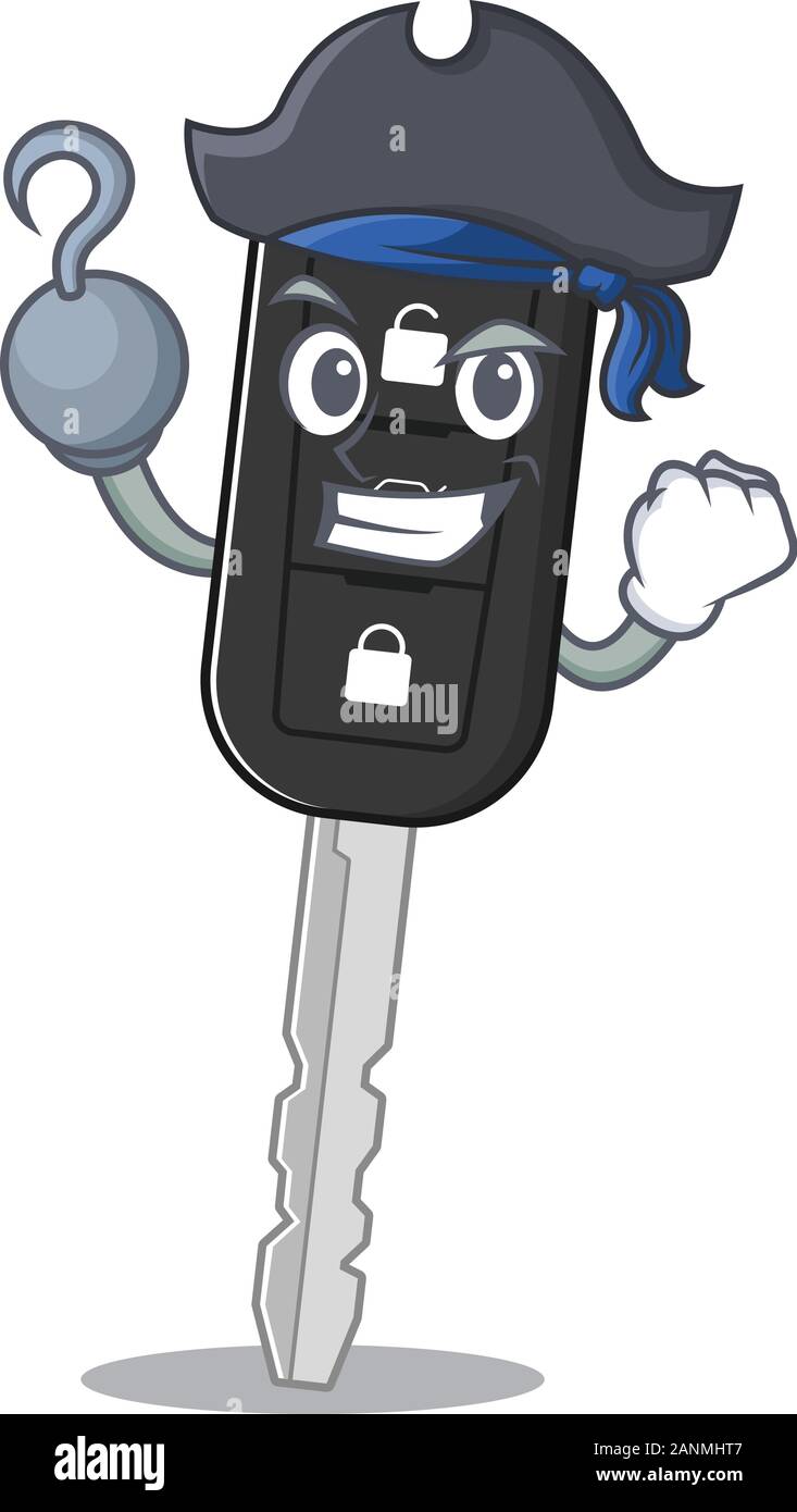 cool and funny car key cartoon style wearing hat Stock Vector Image ...