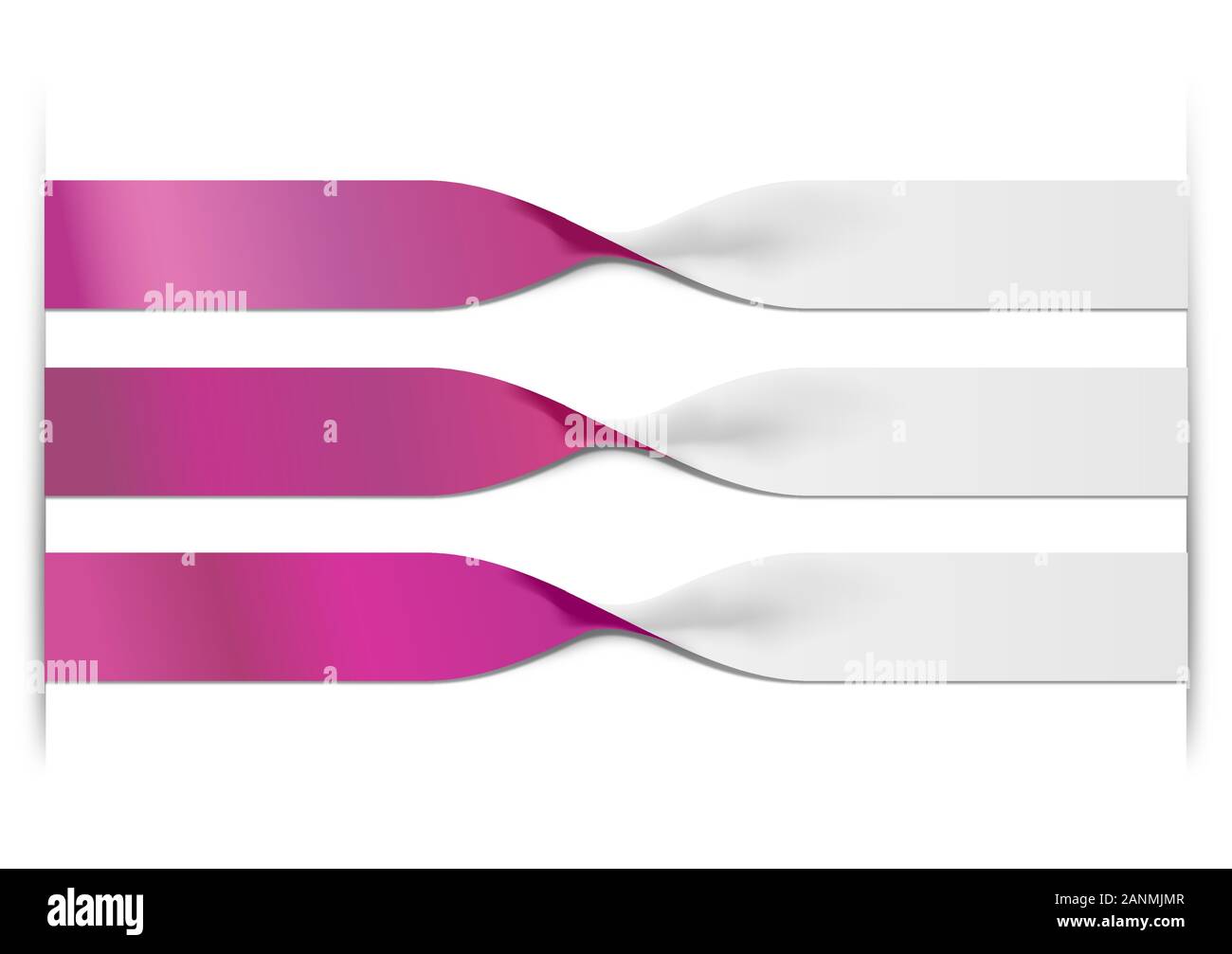 Vector faq labels, three option Stock Vector