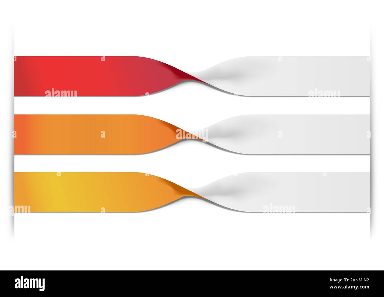 Vector faq labels, three option Stock Vector
