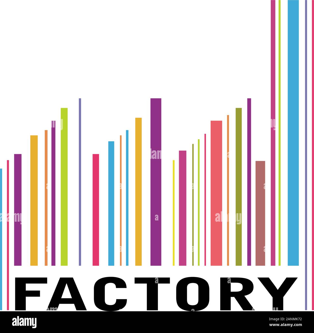 Vector sign barcode factory Stock Vector Image & Art Alamy