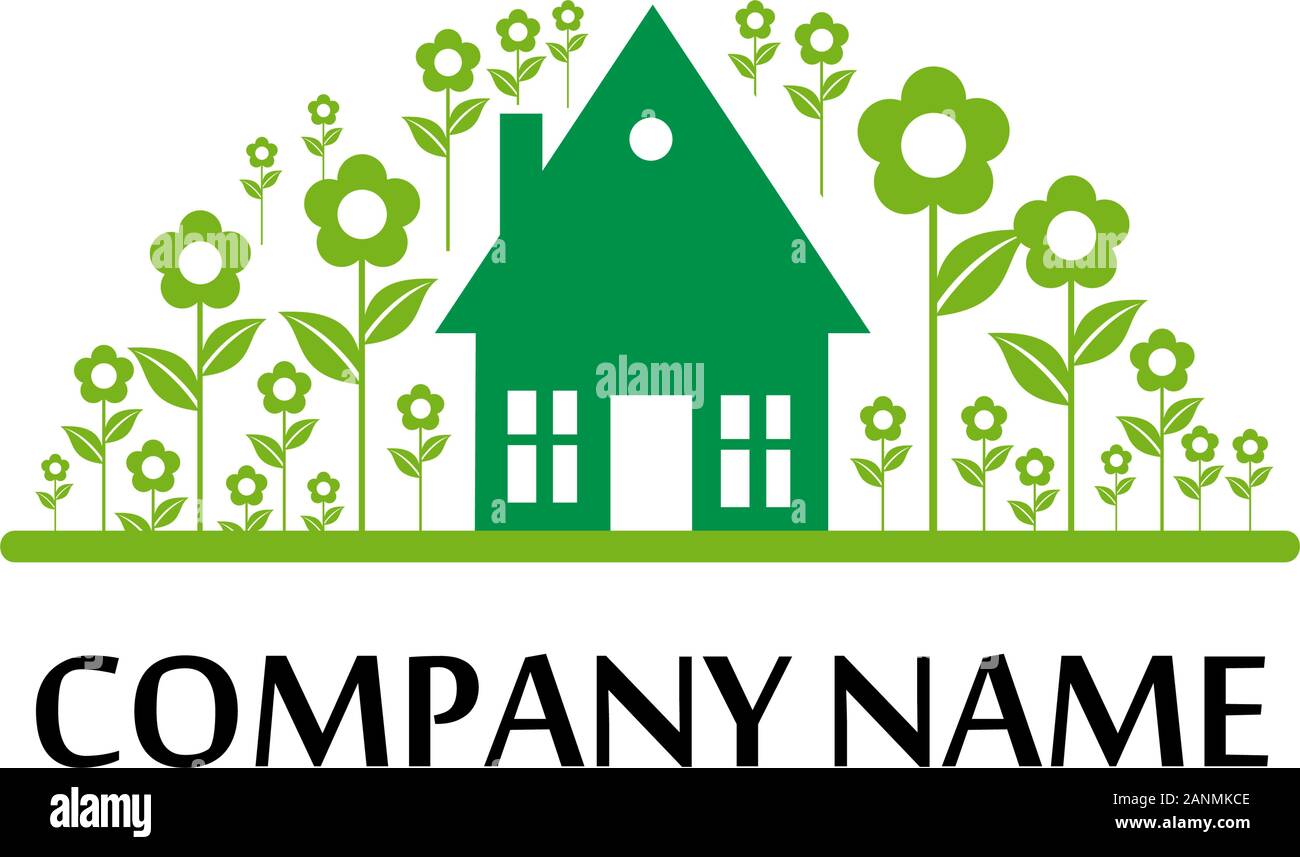 Vector sign Green House, flat design Stock Vector Image & Art - Alamy