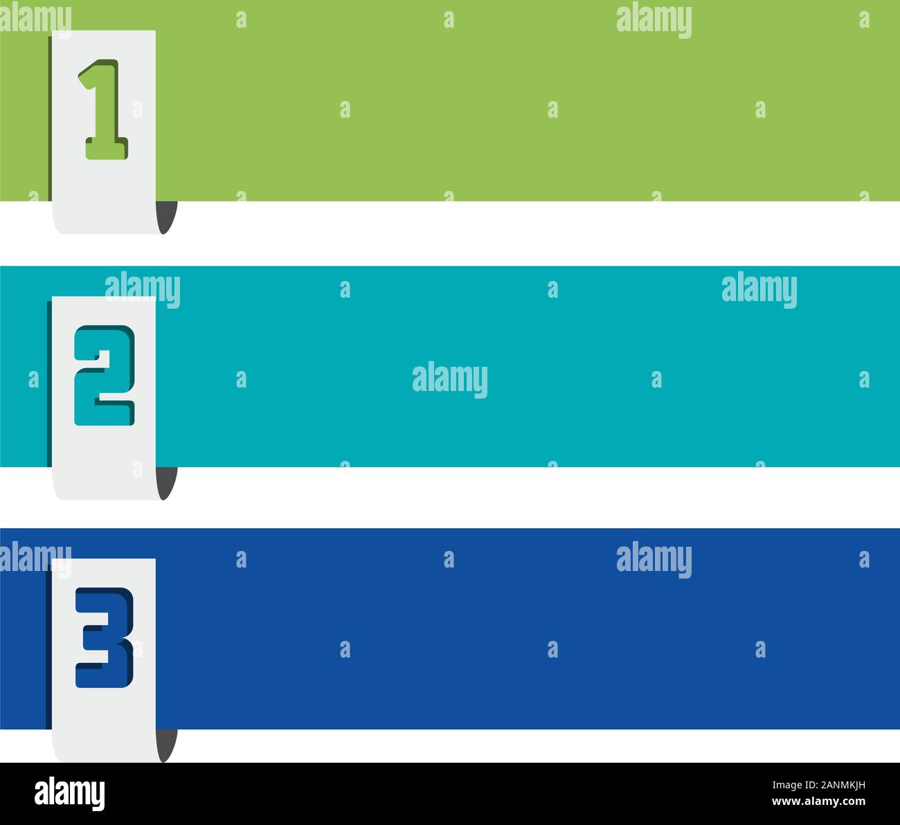 Vector faq labels, three options with numbers Stock Vector Image & Art ...