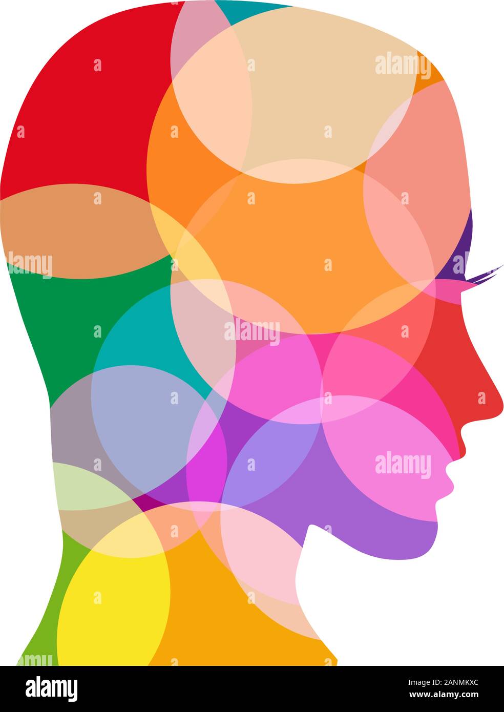 Vector sign head colored Stock Vector Image & Art Alamy