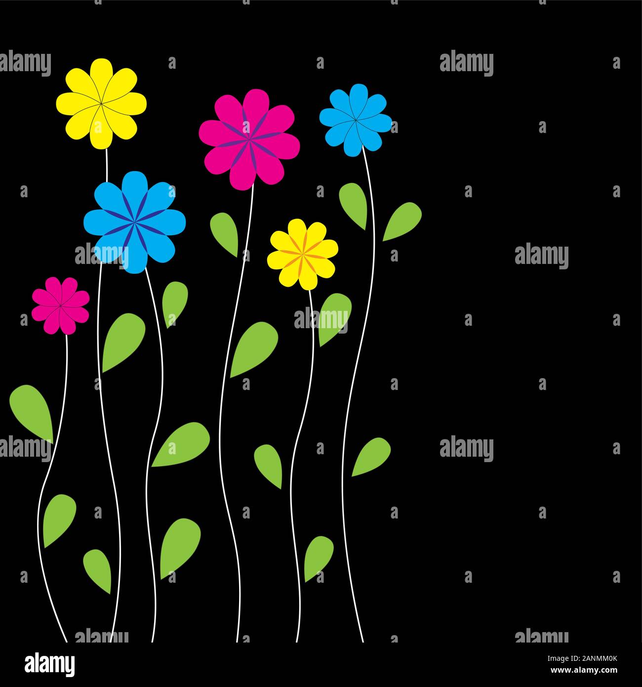 Vector floral background Stock Vector Image & Art Alamy