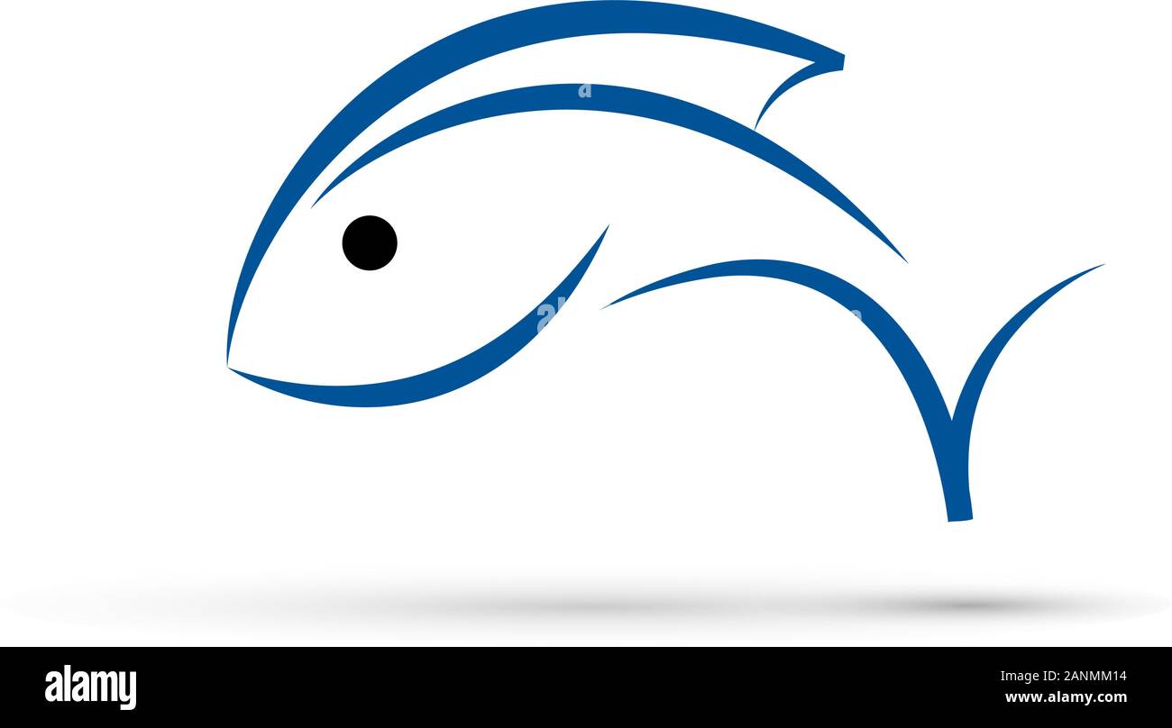 Vector sign abstract Fish Stock Vector Image & Art - Alamy