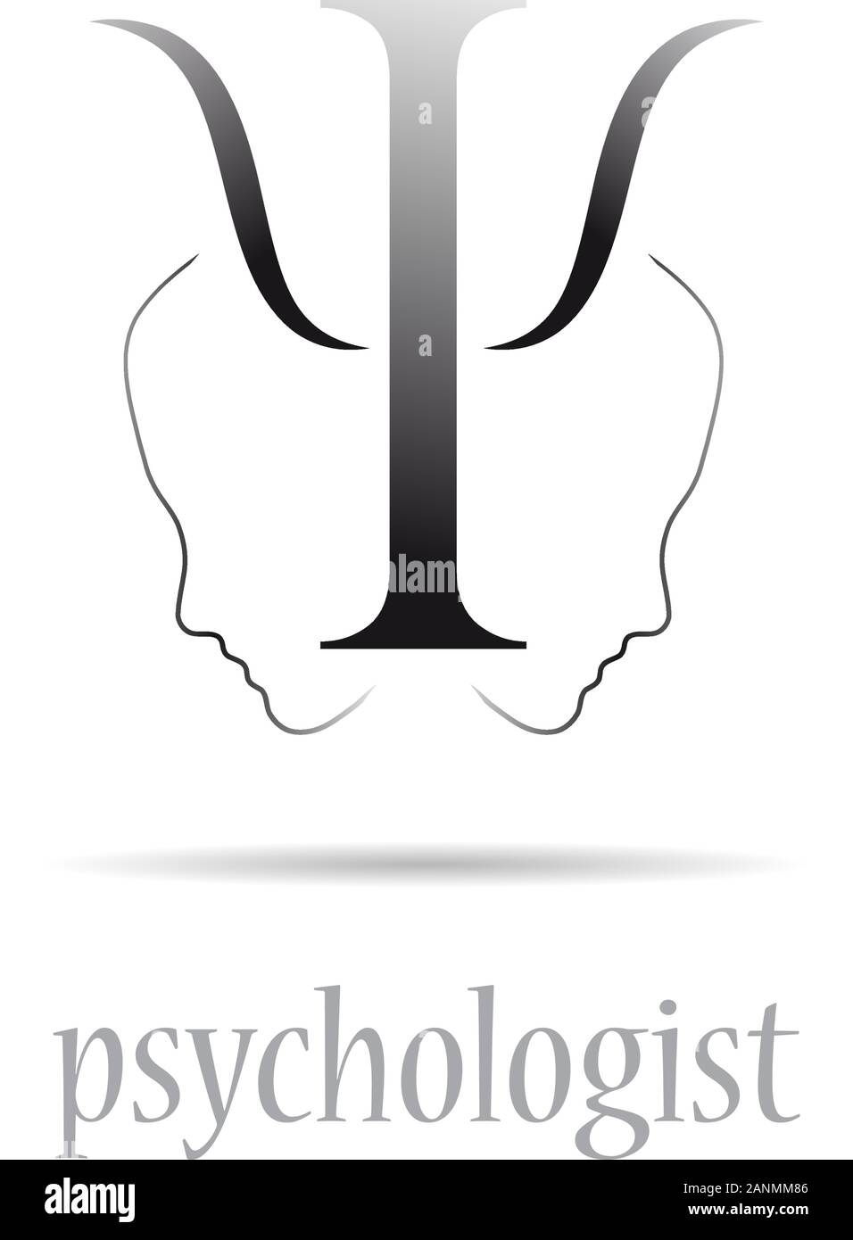Vector sign psychologist in white Stock Vector Image & Art Alamy