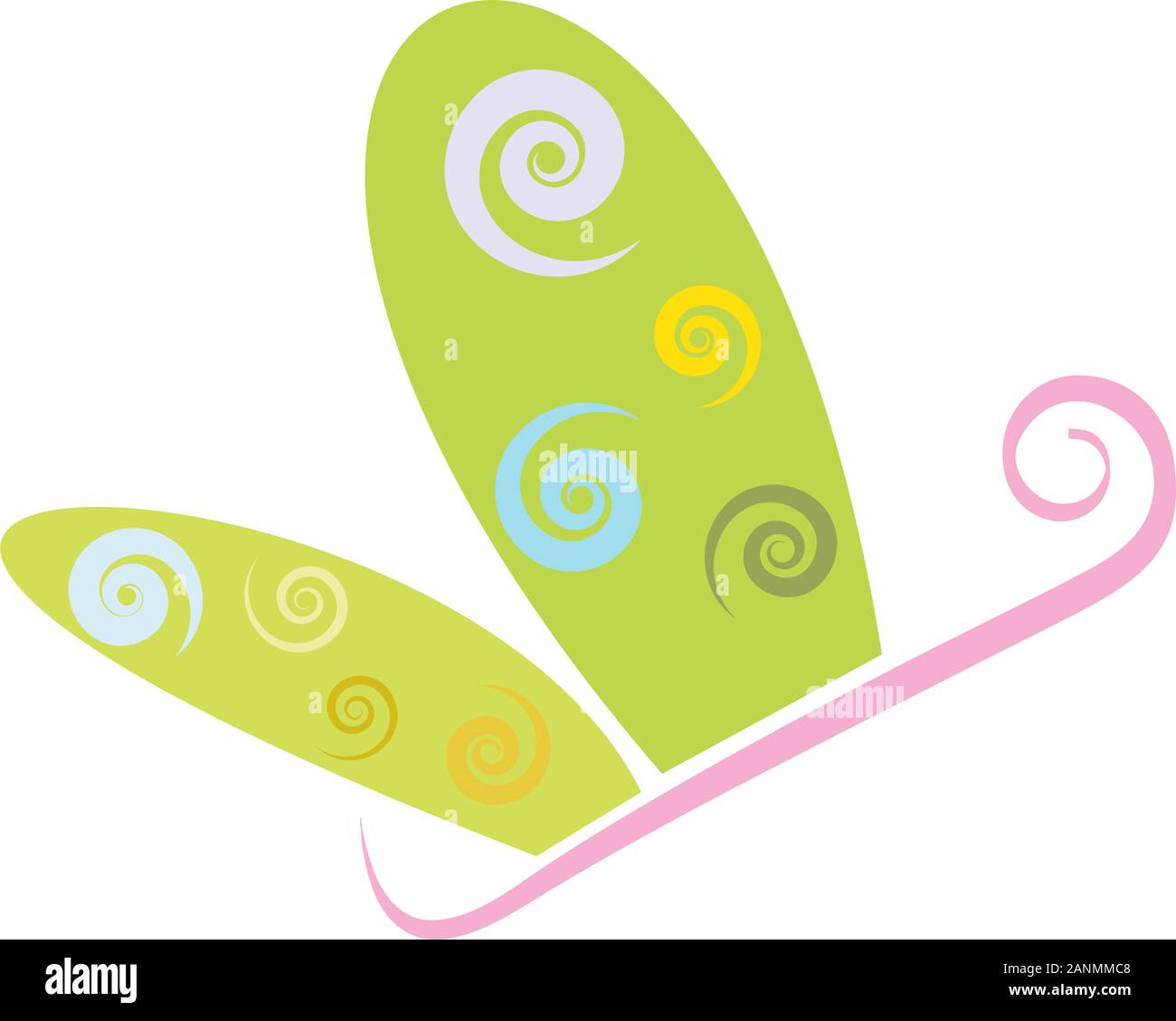 Vector sign abstract butterfly Stock Vector Image & Art - Alamy