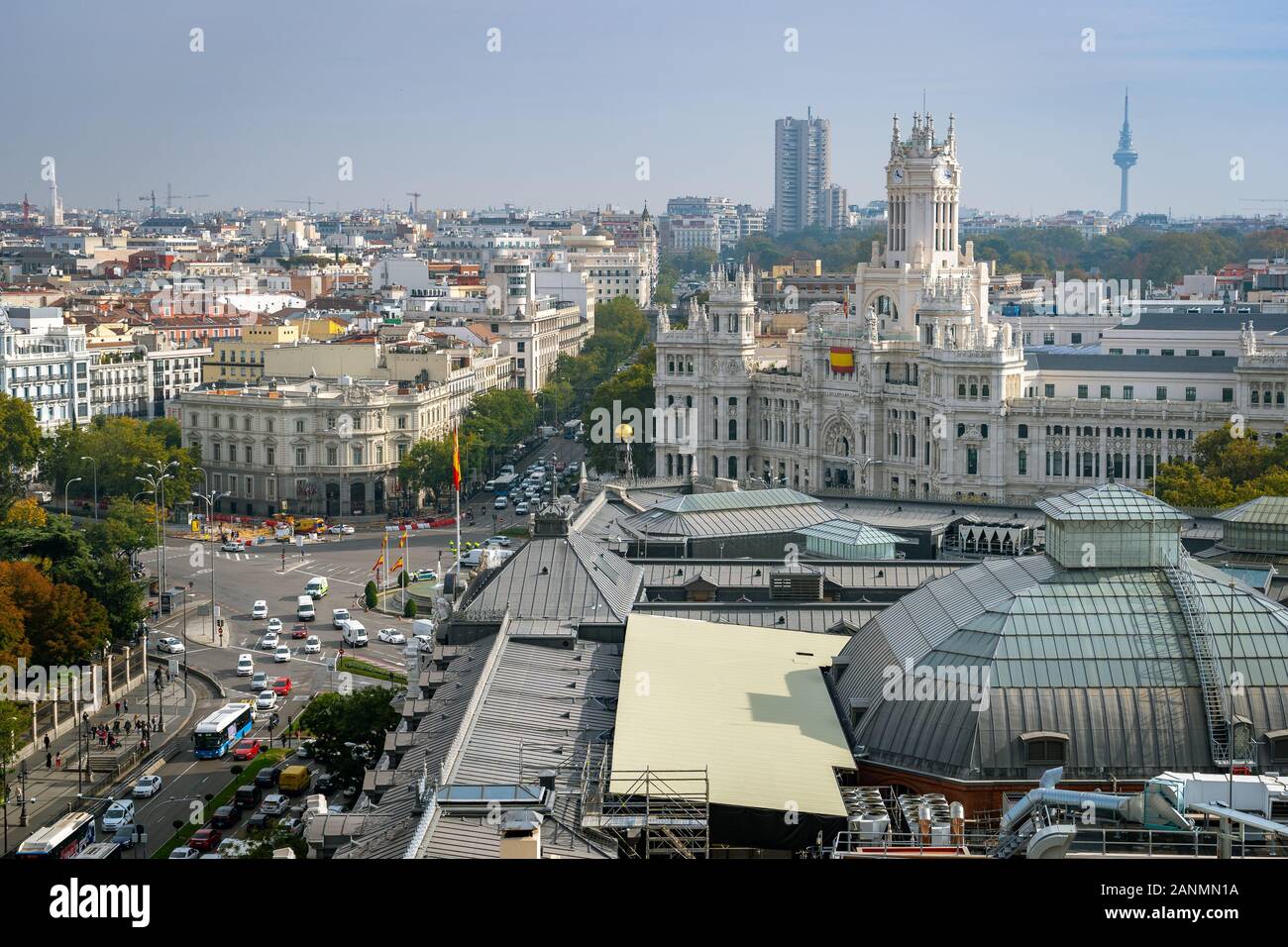 Madrid city view hi-res stock photography and images - Alamy