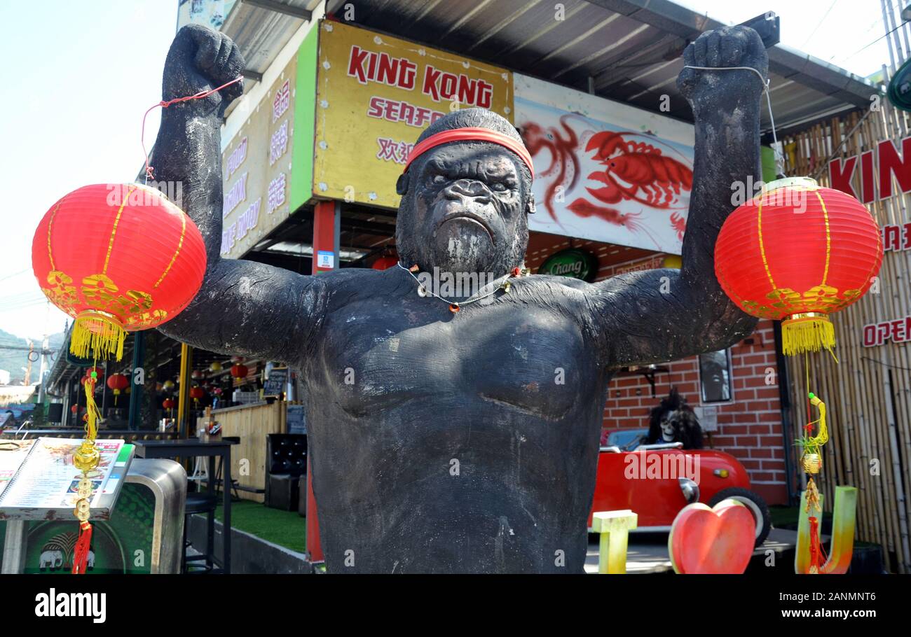 The King Kong Seafood restaurant in Patong Beach, Phuket, Thailand ...