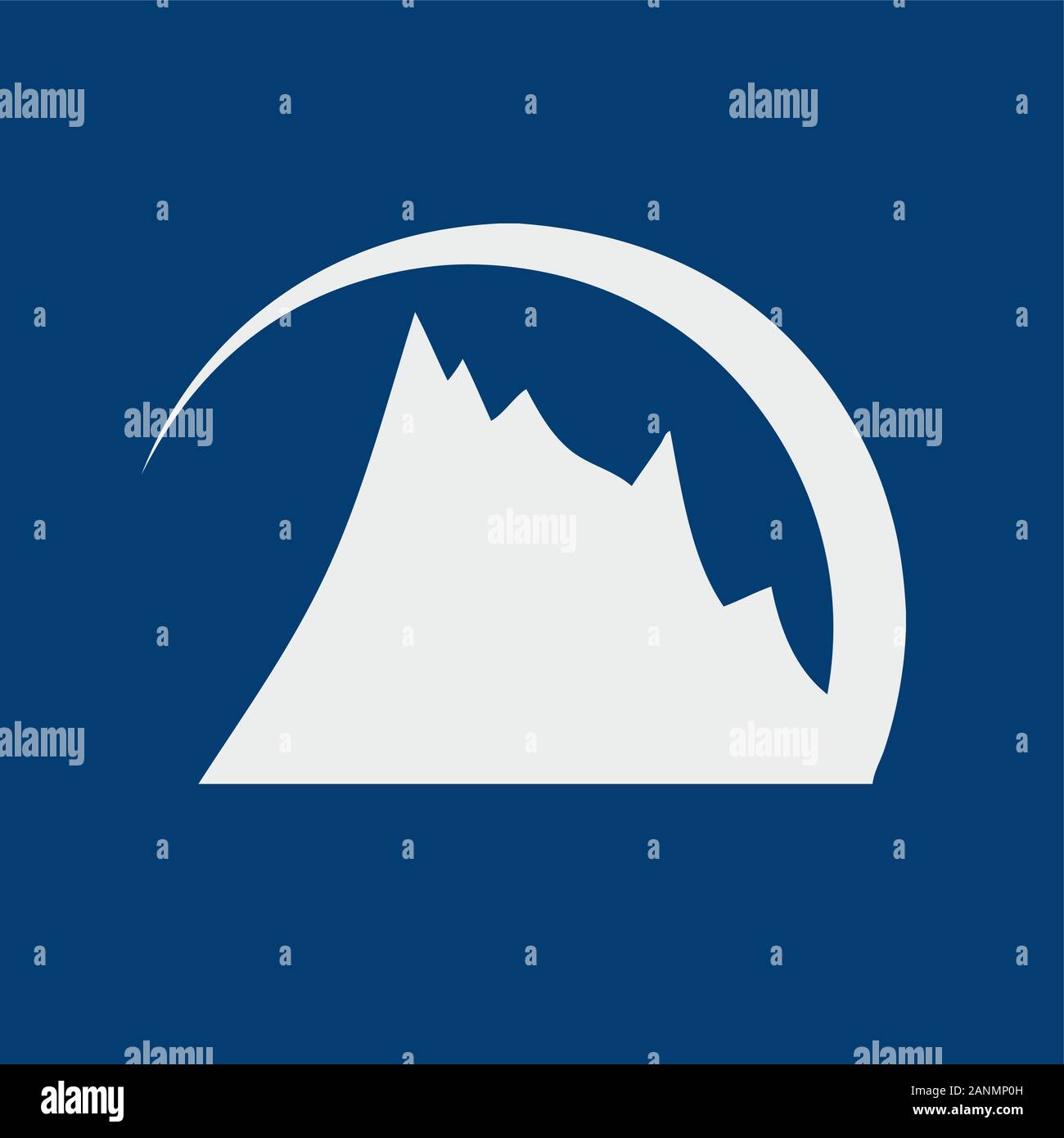 Vector sign abstract mountain Stock Vector Image & Art - Alamy