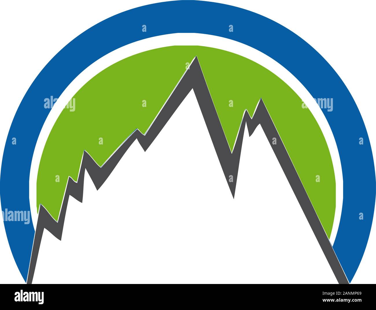 Vector sign abstract mountain Stock Vector Image & Art - Alamy