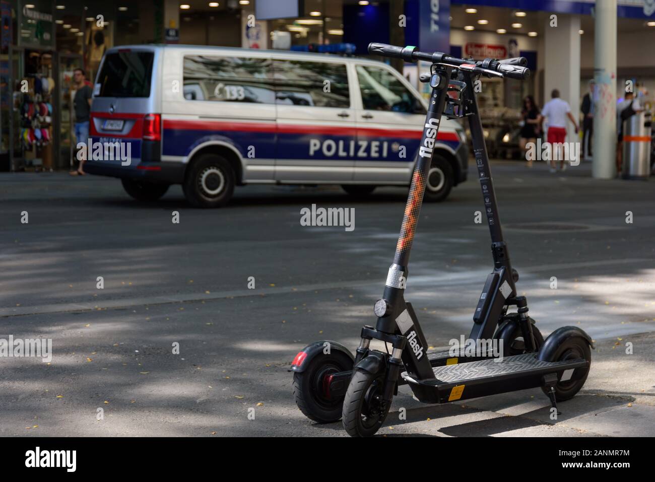 Wien, EScooter Vienna, EScooter Stock Photo Alamy