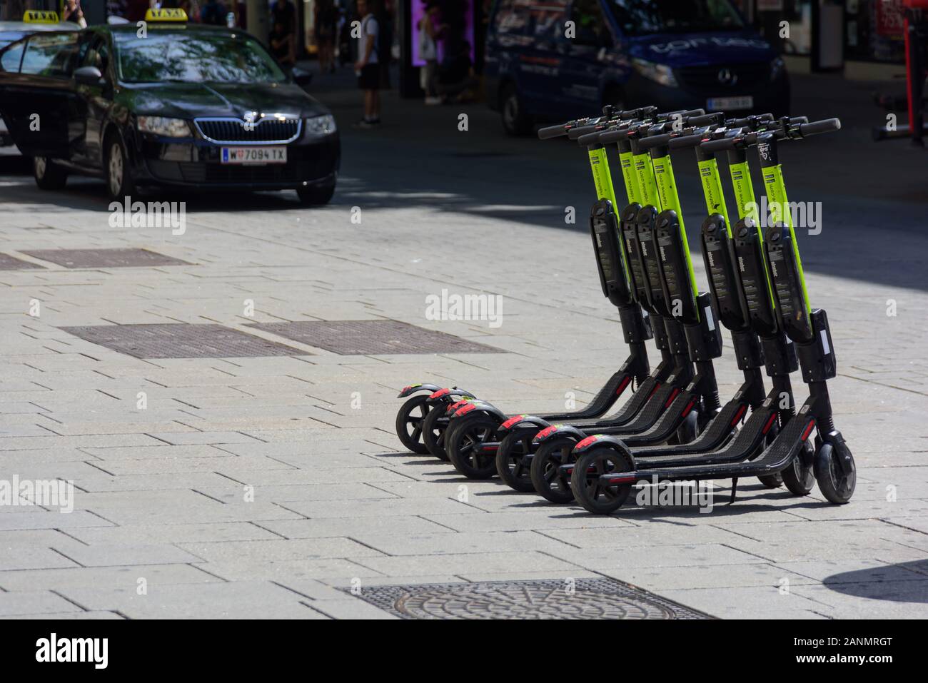Wien, EScooter Vienna, EScooter Stock Photo Alamy
