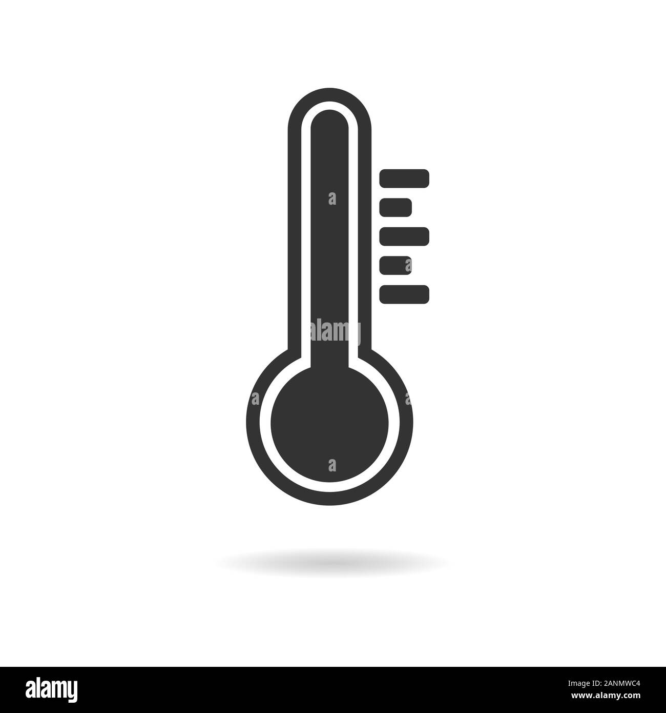 Thermometer nolan icon. Simple thin line, outline vector of medecine icons for ui and ux, website or mobile application vector eps Stock Vector