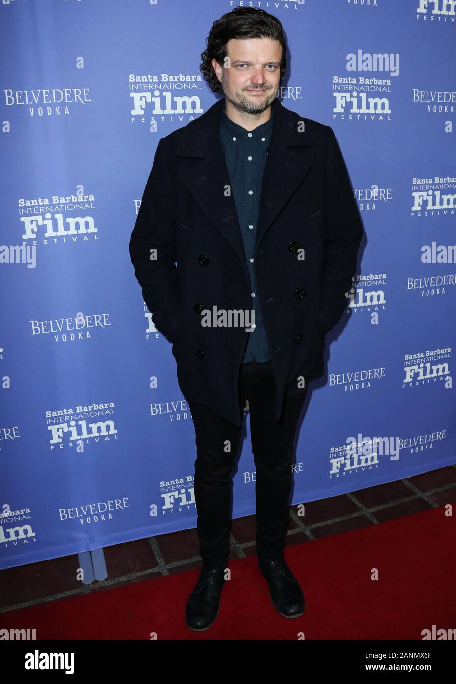 Santa Barbara, United States. 17th Jan, 2020. SANTA BARBARA, LOS ANGELES, CALIFORNIA, USA - JANUARY 17: Actor Matt Jones arrives at the 35th Annual Santa Barbara International Film Festival - The Outstanding Performers Of The Year Award held at The Arlington Theatre (Metropolitan Theatres) on January 17, 2020 in Santa Barbara, Los Angeles, California, United States. (Photo by Xavier Collin/Image Press Agency) Credit: Image Press Agency/Alamy Live News Stock Photo