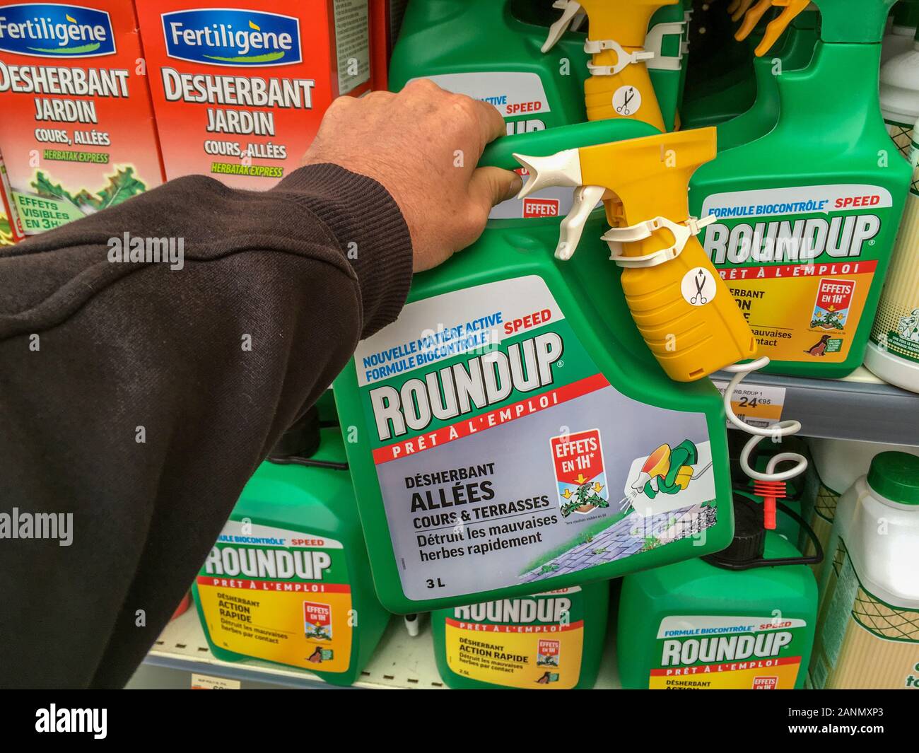 Désherbant Ultra Concentré Puissant Glyphosate 450 G/l