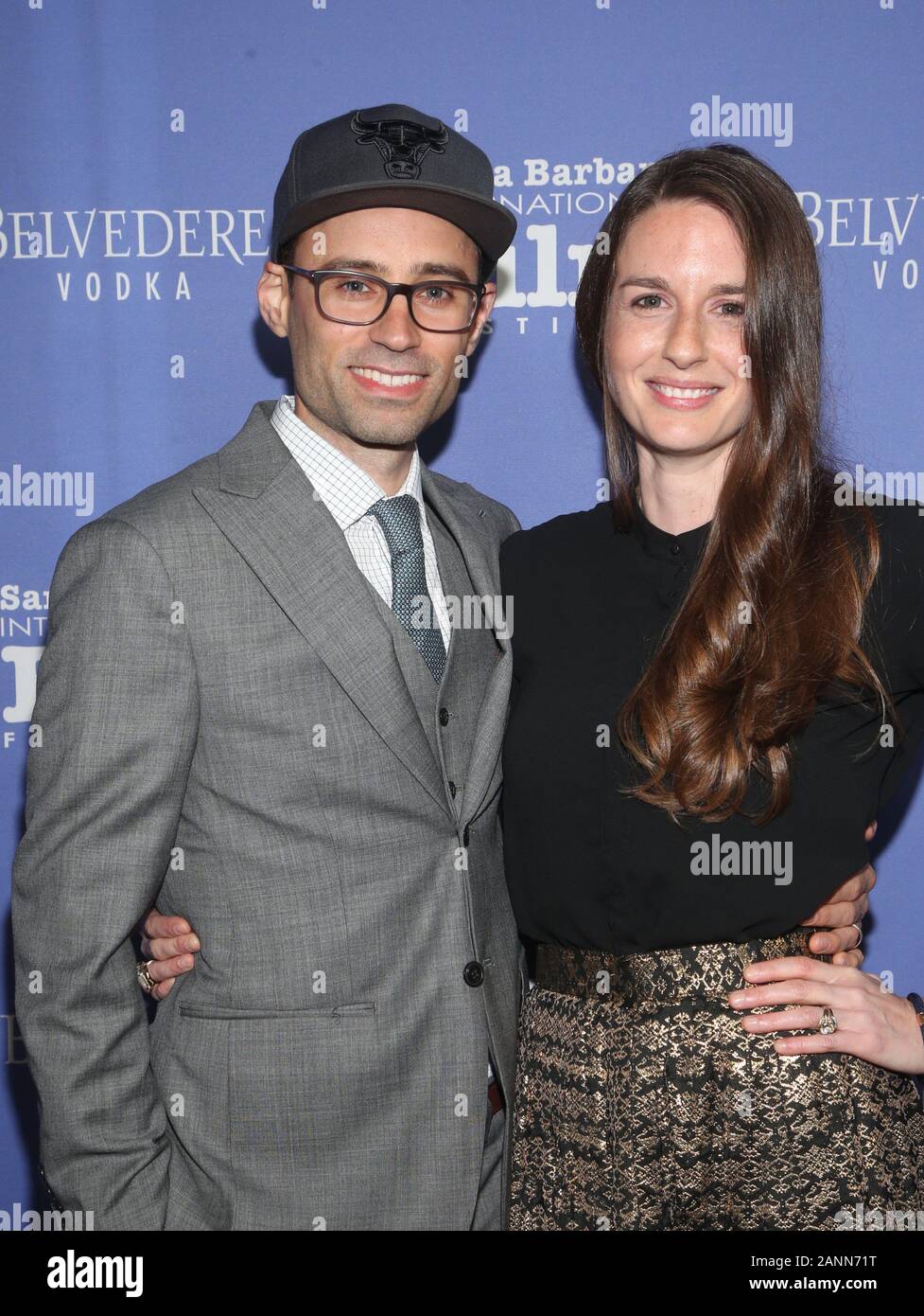 17 January 2020 - Santa Barbara, California - Jonathan Lacocque, Clara Lehmann. At the 35th Annual Santa Barbara International Film Festival - The Outstanding Performers Of The Year Award held at the Arlington Theatre. (Credit Image: © Fs/AdMedia via ZUMA Wire) Stock Photo