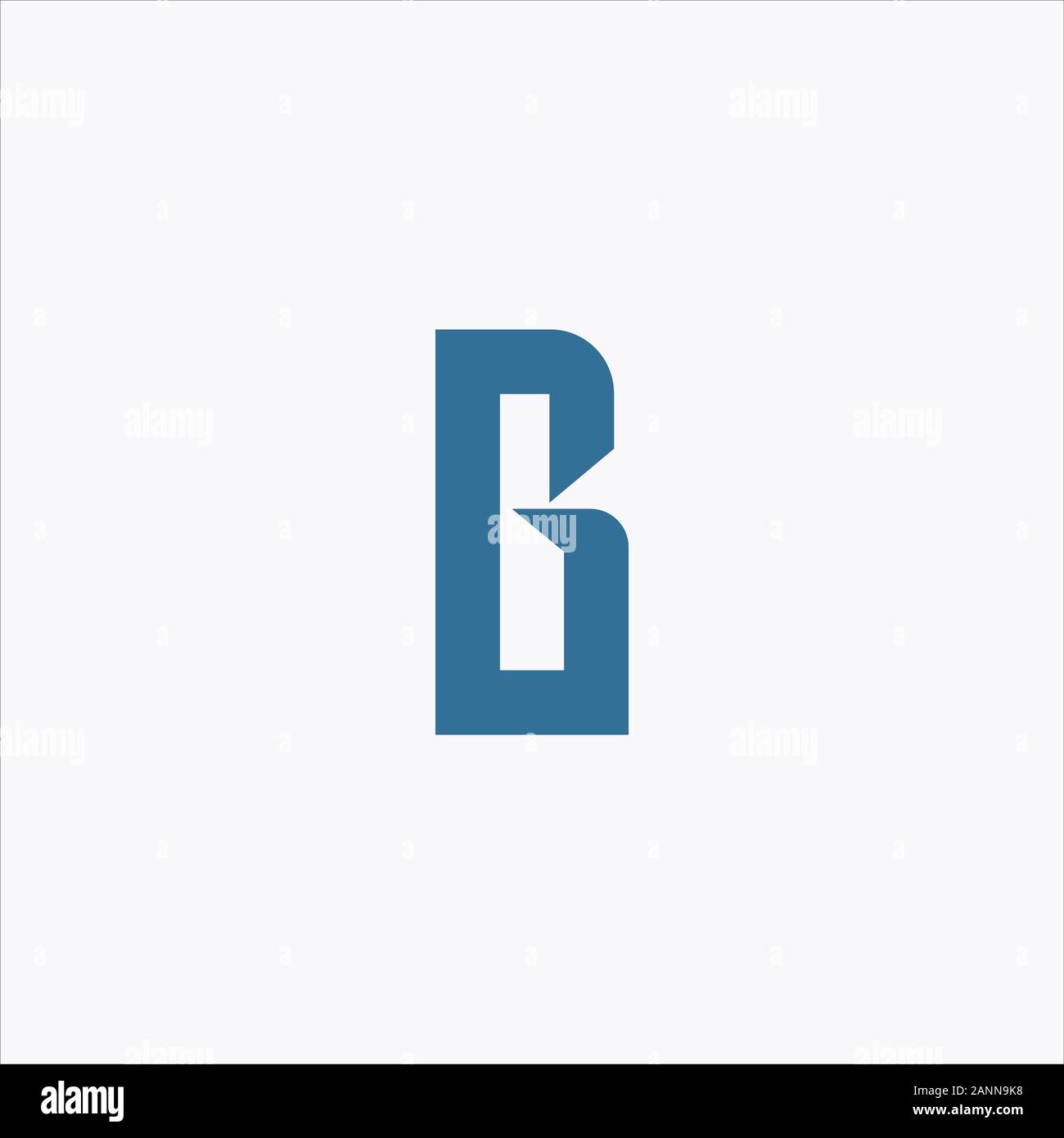 initial letter gb or bg logo vector design Stock Vector