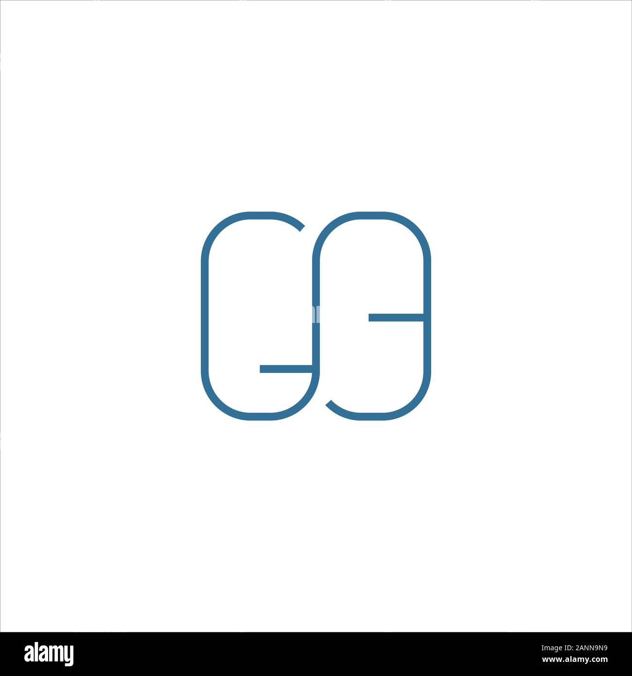 initial letter gb or bg logo vector design Stock Vector