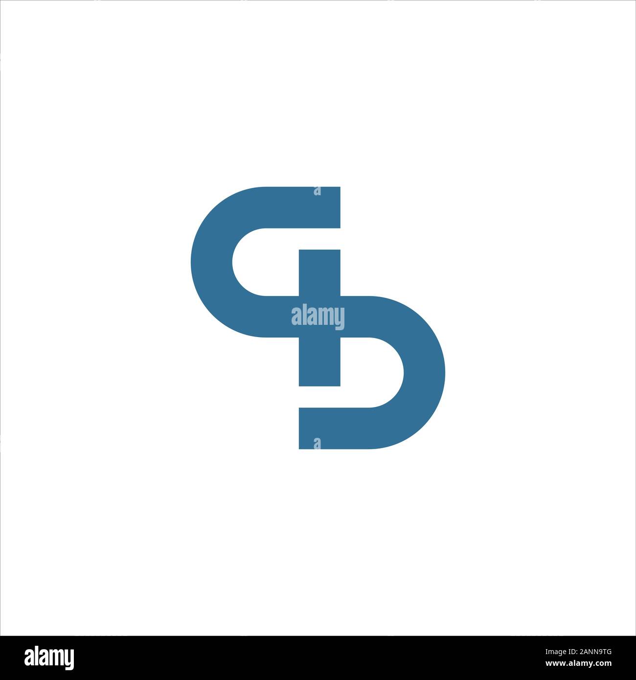 initial letter gb or bg logo vector design Stock Vector