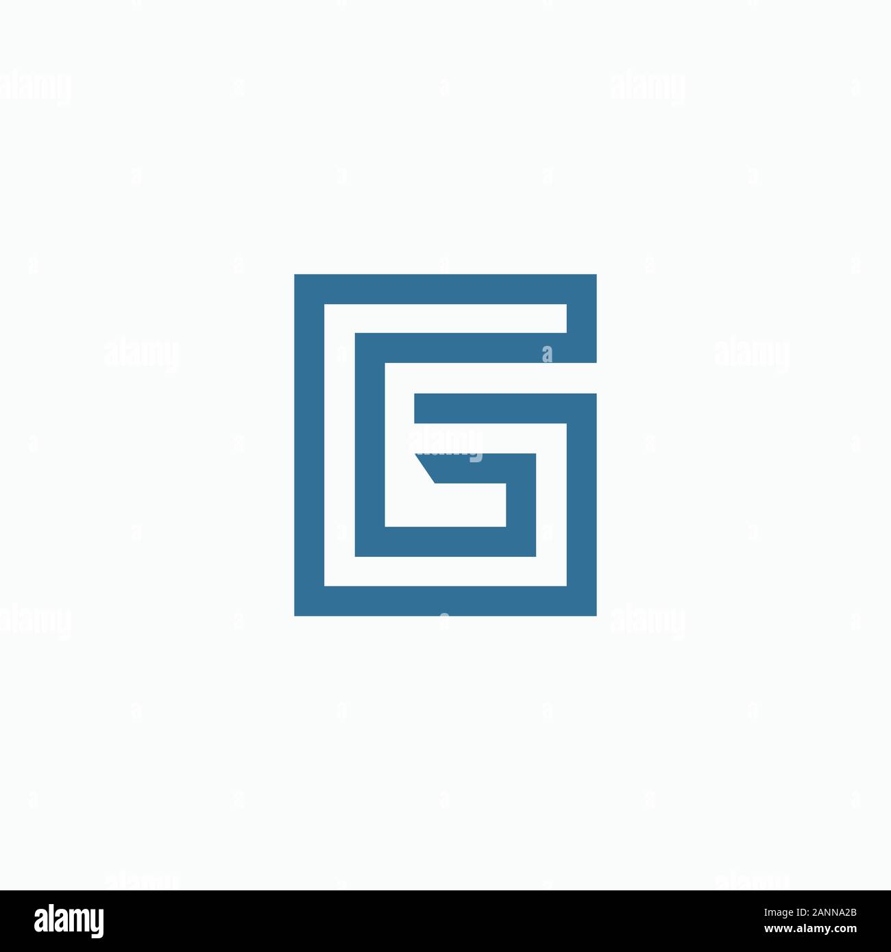initial letter gb or bg logo vector design Stock Vector