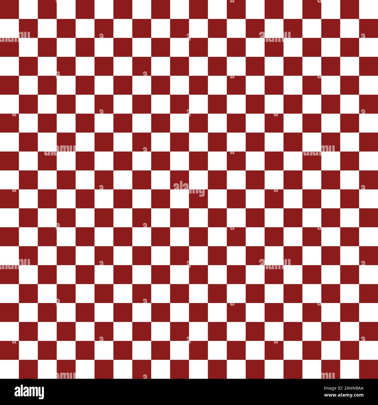 Red and white chess board - vector illustration.. Seamless pattern of red and white squares Stock Vector