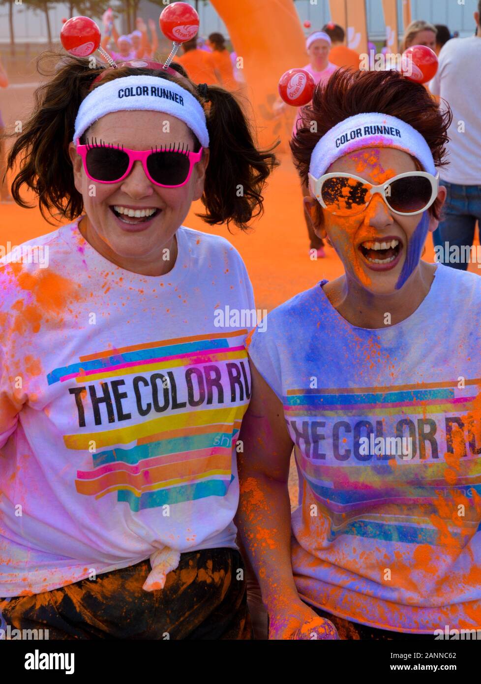 People with Colored Powder at Color Run Bucharest Editorial Stock Photo -  Image of dyed, colorful: 40157198