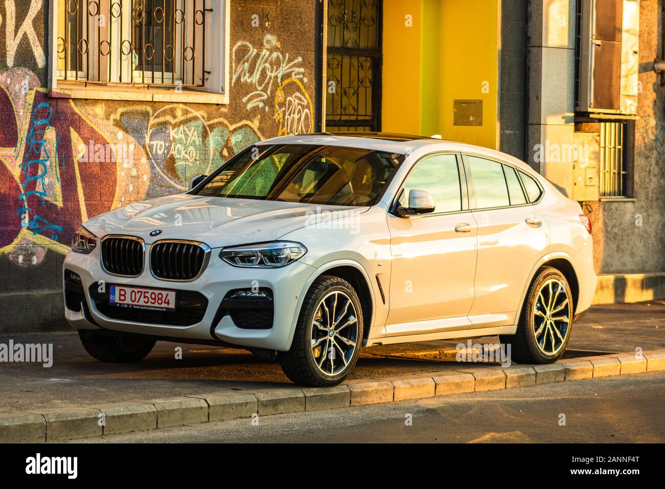 MOSCOW, RUSSIA - AUG 2012: BMW X6 E71 presented as world premiere