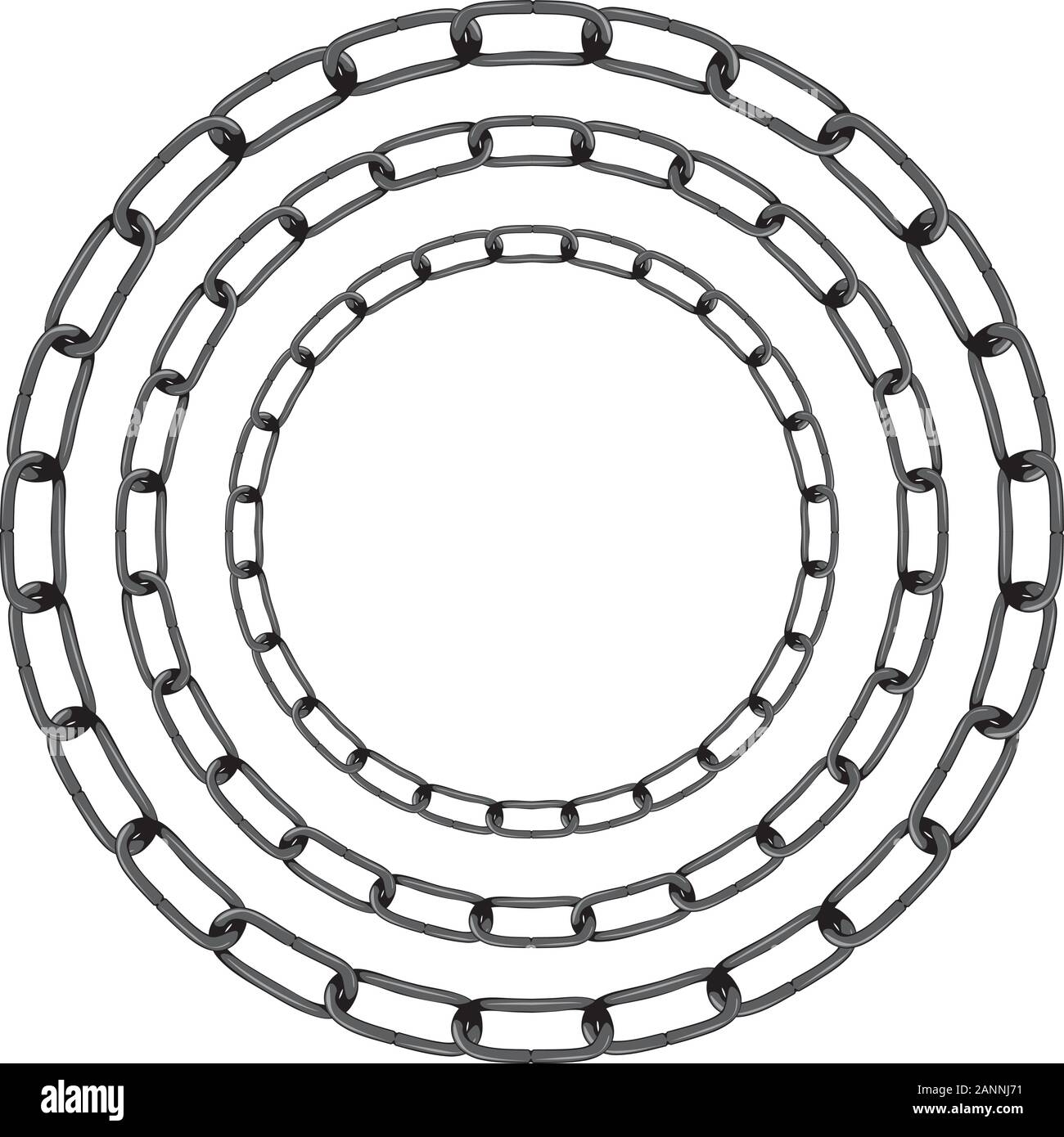 Different chains silhouette vector vectors hi-res stock photography and ...