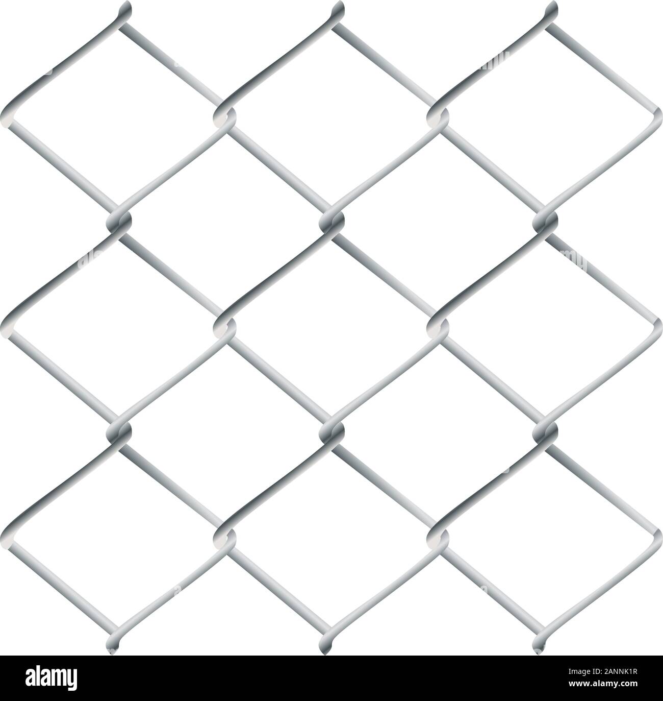 Wire mesh steel metal on white background Vector Image