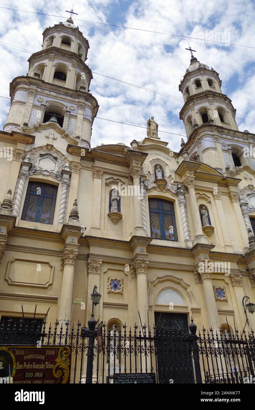 Iglesia de San Pedro Gonzalez Telmo, Buenos Aires, Buenos Aires province,  Argentina, Suth America Stock Photo - Alamy