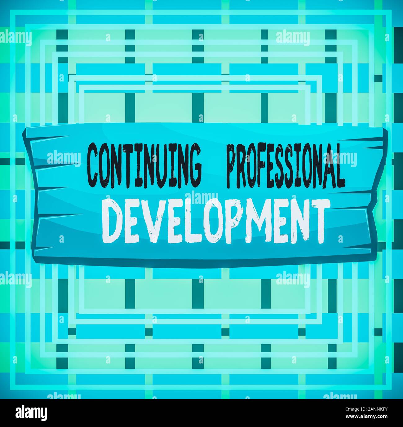Text sign showing Continuing Professional Development. Business photo ...