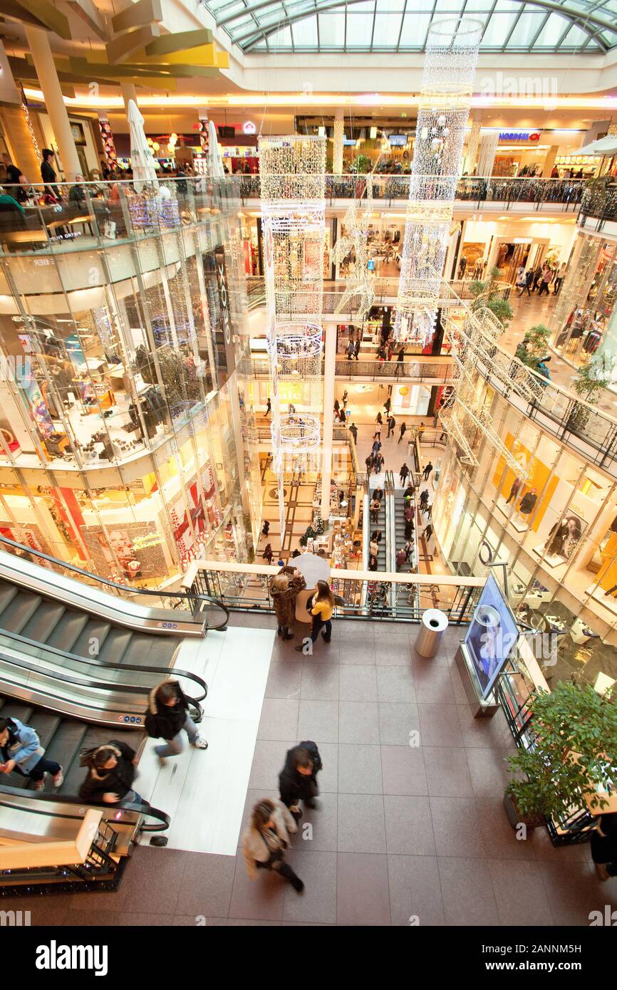 Czech Republic, Prague . Palladium shopping mall Stock Photo