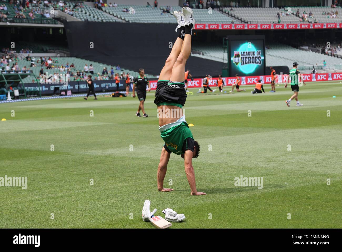 Mcg Melbourne Victoria Australia 18th Jan Mcg Melbourne Victoria Australia 18th Jan Kfc Big Bash League l Match 41 The Melbourne Stars Men Playing The Perth Scorchers Men Stars